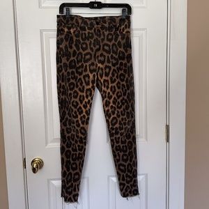 Joe's FLAWLESS skinny jeans in cheetah print Size 28
